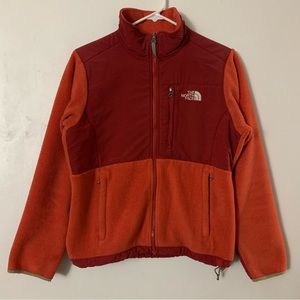 Vintage Orange Red north face jacket